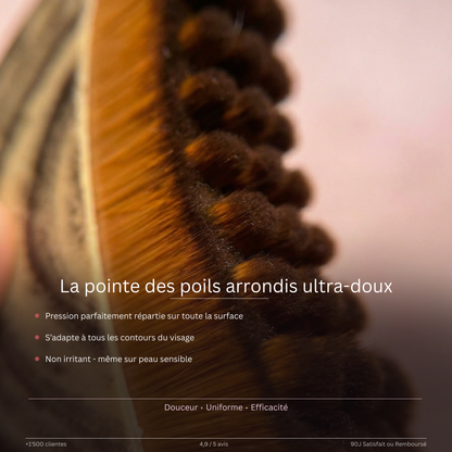 Brosse de Drainage Lymphatique Facial