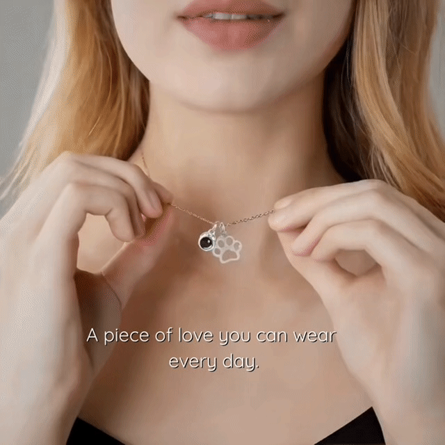 Louvaro™ Personlig halskjede med projeksjonsbilde